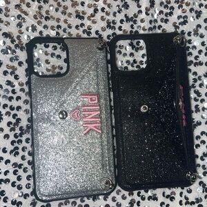New Pink logo Glittery Silver and Black Phone Case
iPhone 11 Pro